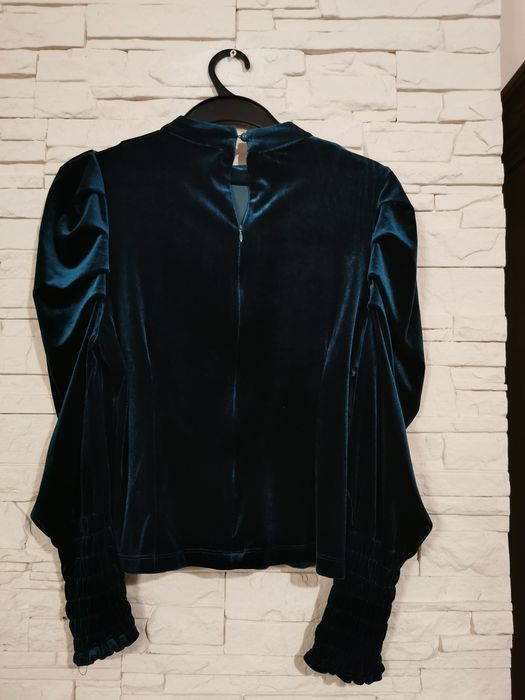 Bluzka damska welurowa