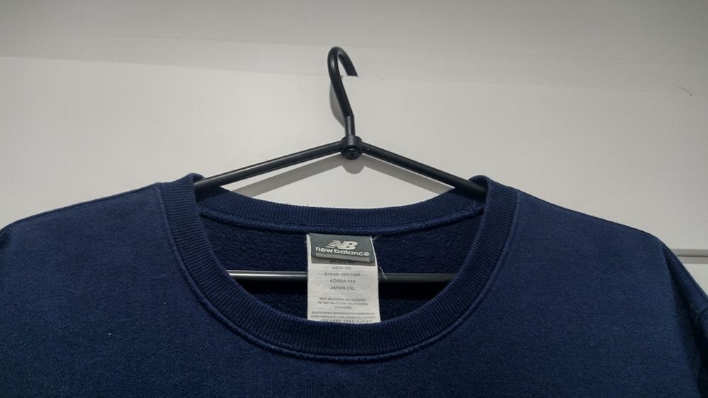 New Balance granatowa bluza męska rozmiar XL