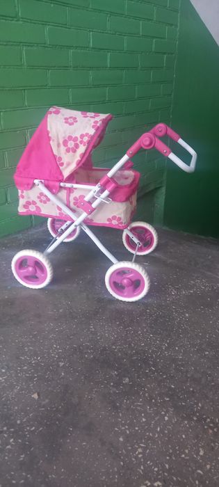 Каляска  для  куклы.   Вишнёвое.