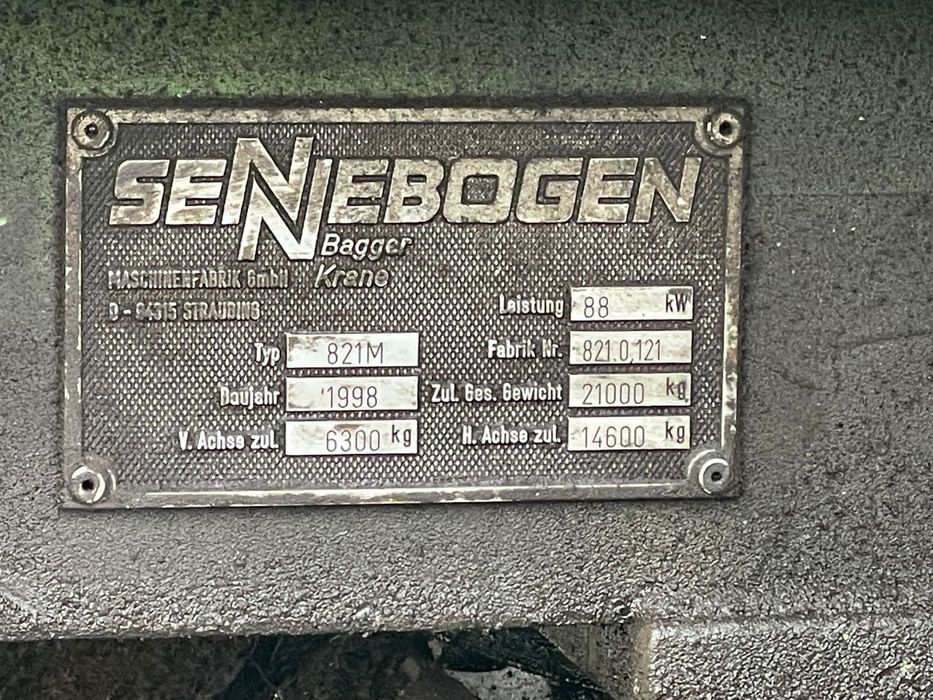 Sennebogen 821 M- ładowarka okazja