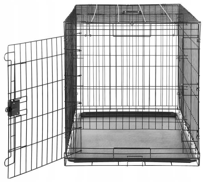 AMAZON BASICS Klatka Dla Psa 107x71x76 cm