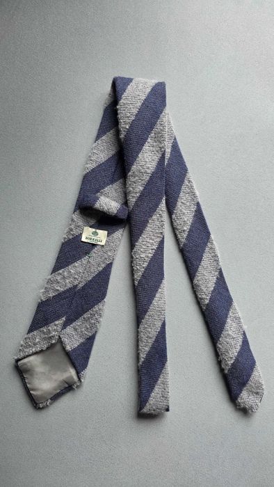 krawat wełniany LUIGI BORRELLI