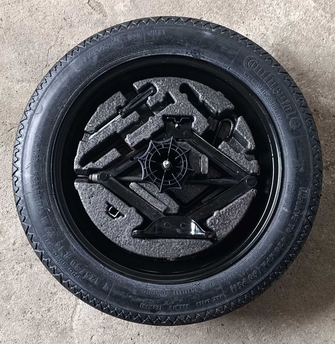 Koło zapasowe dojazdowe z wypełnieniem 5x120 Opel 125/80/R16