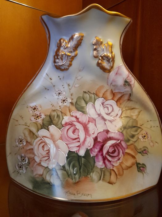 Lindas peças Limoges de decoração pintadas à mão