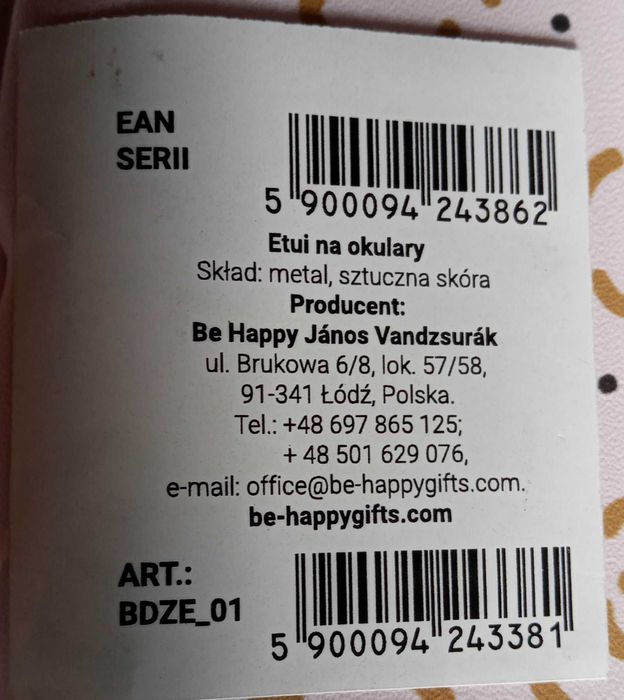 Etui na okulary dla Babci