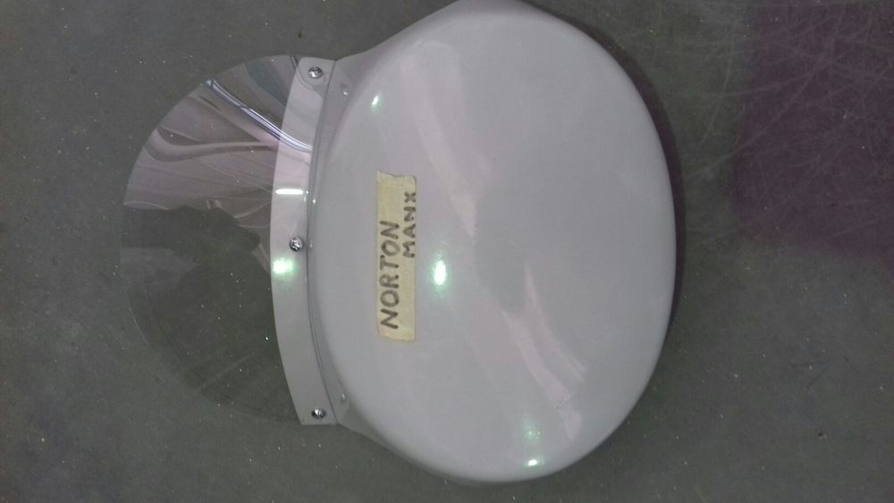 Carenagem Tampa de farol norton manx carnagem mica com vidro