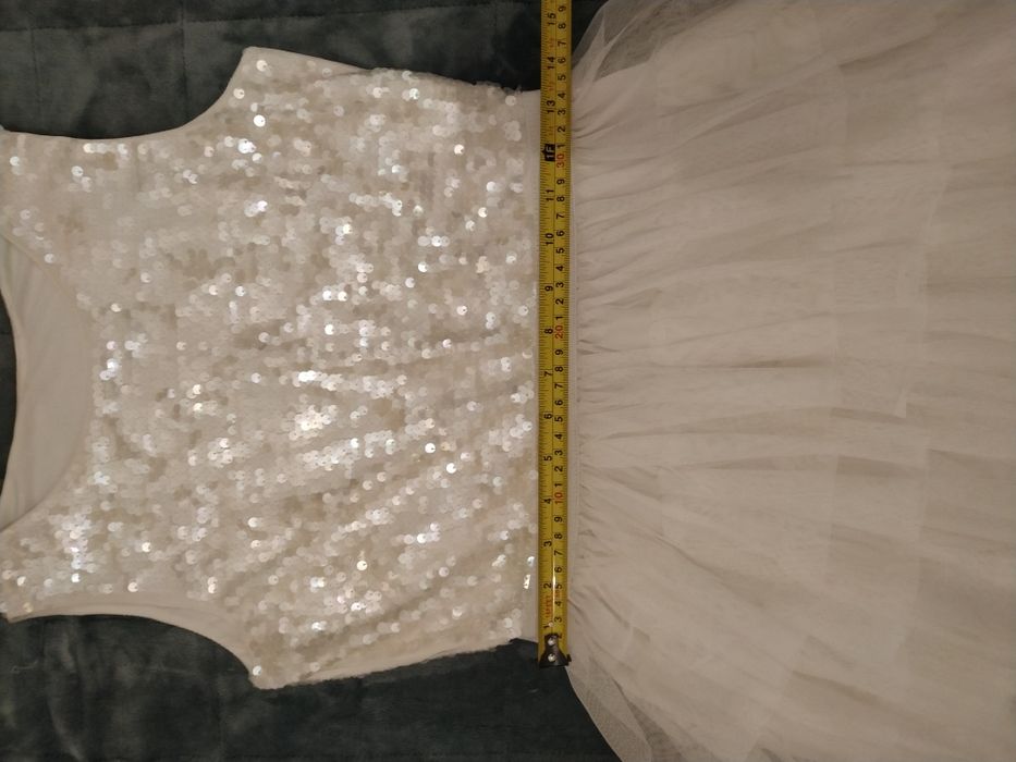 Sukienka biała anioł jasełka r. 152/158