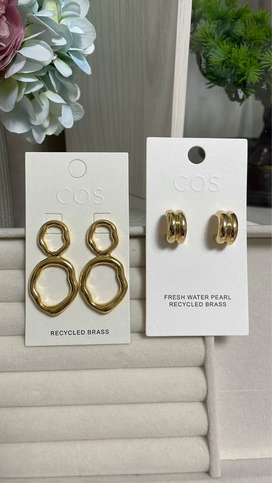 Сережки COS, золотисті