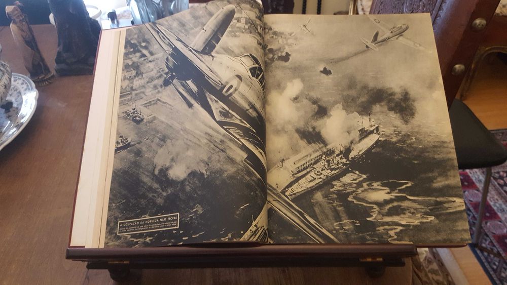 Século Ilustrado e a 2ª Guerra Mundial, encadernação em 2 volumes