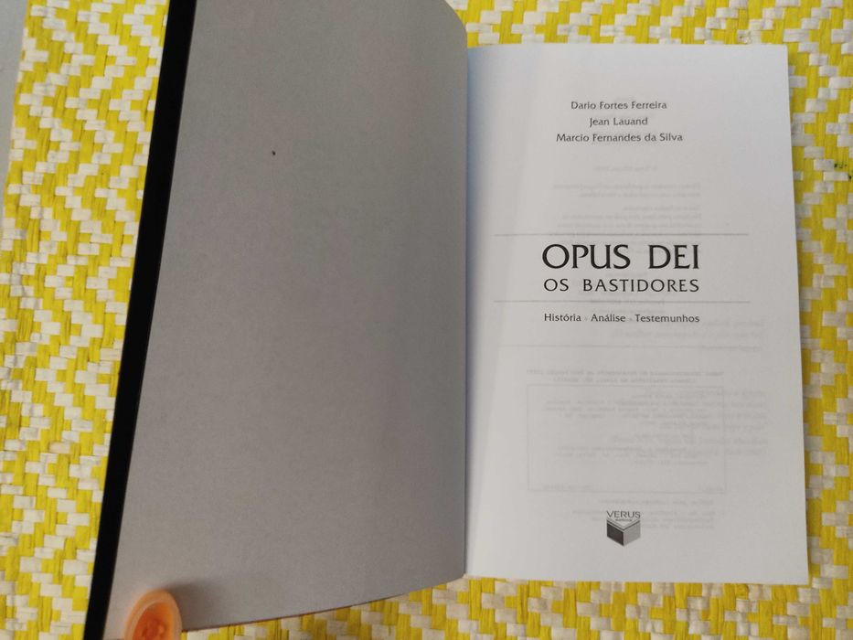 OPUS DEI Os bastidores – 
Dario F Pereira - Jean Lauand - Marcio Silva