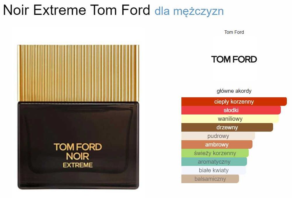 Noir Extreme Tom Ford - 50 mL