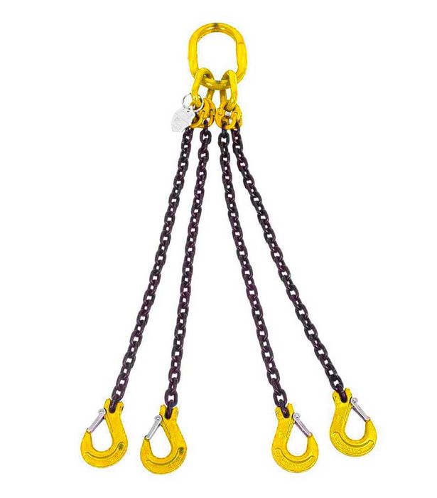 Строп цепной ПАУК  4 ветки г/п 4,25тн L=1,5м  8 класс прочности НОВЫЙ