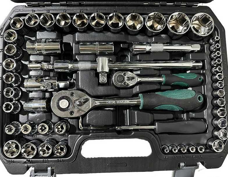 Набір інструментів Tools 108 од хром-ванадій набор головок ключей