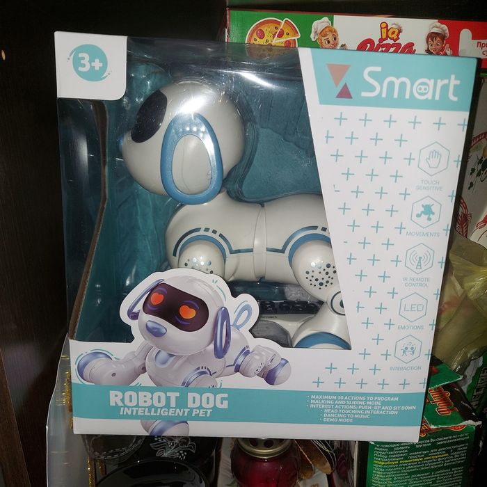 Робот пес інтерактивна іграшка