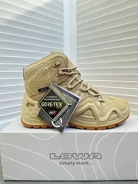 Трекинговые ботинки Lowa Zephyr GTX® MID TF, Coyote OP Военные берцы Gore-Tex Тактическая обувь