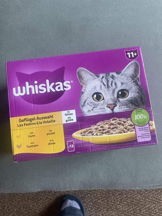 Whiskas Senior 11+ saquetas 12 x 85 g Aves em Gel