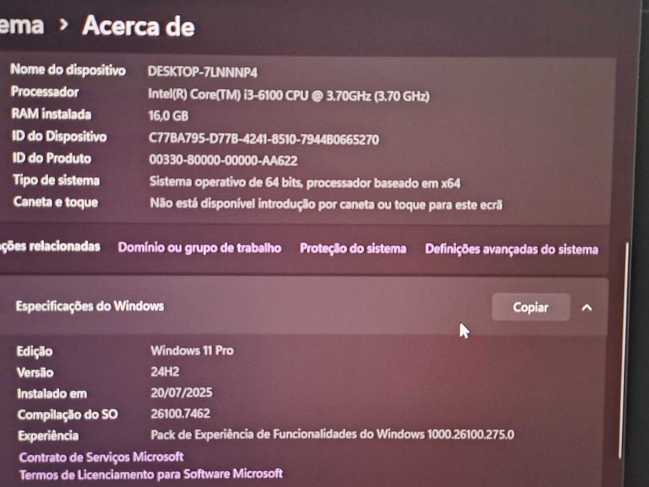 Computador Desktop Insys i3 | 16GB RAM | SSD + HDD | Windows 11 Pro