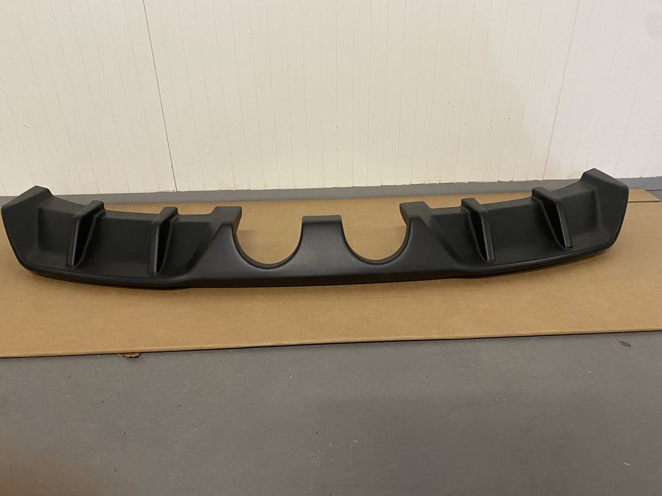 SPOILER DIFUSOR DE ESCAPE (LIP AILERON PALA ABA LAMINA AVENTAL) SEAT LEON 5F MK3 CUPRA PERFORMANCE FR LOOK R32