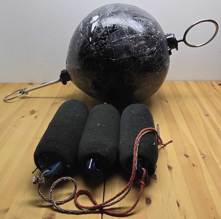 Boia de Amarração 50cm + 3 Boias Usadas