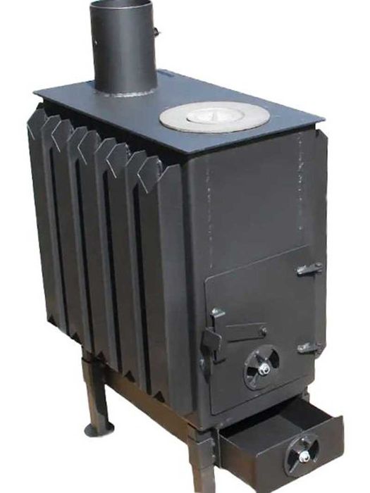 буржуйка ПДШ 8 з плитою (4 мм; 8 кВт ) Топка, булерьян,