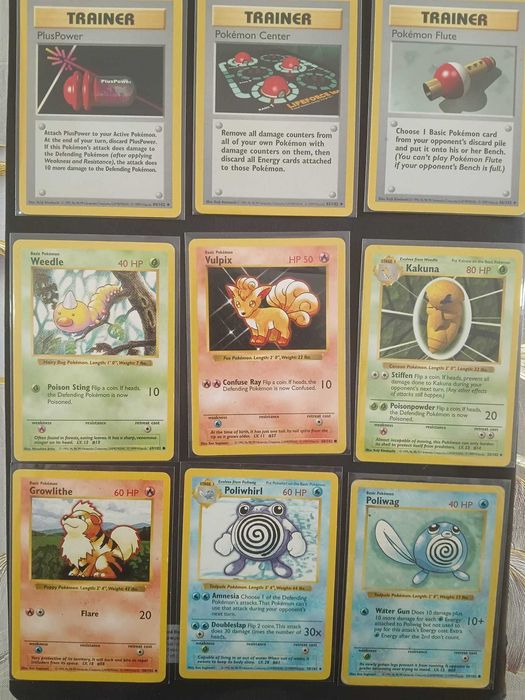 Pokemon TCG Base Set (Shadowless) coleção