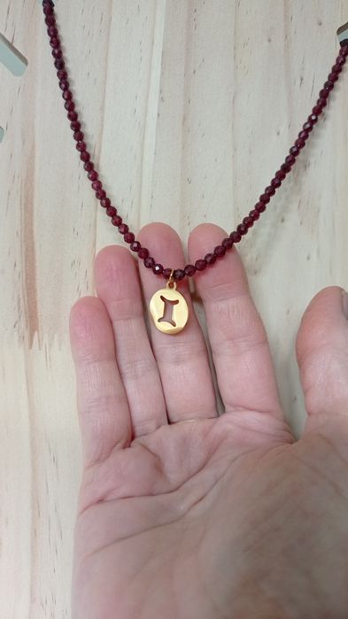 Naszyjnik ze znakiem zodiaku bliźnięta, prezent z motywem horoskopu