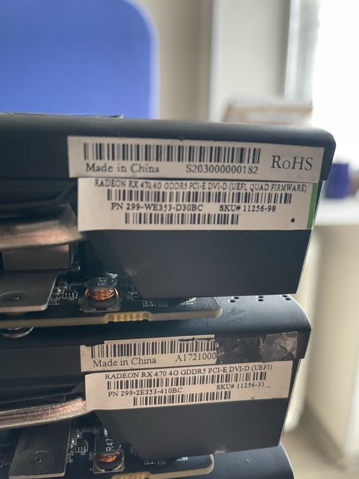 AMD Radeon RX470 4gb mining quad/ rx570 gaming 4gb