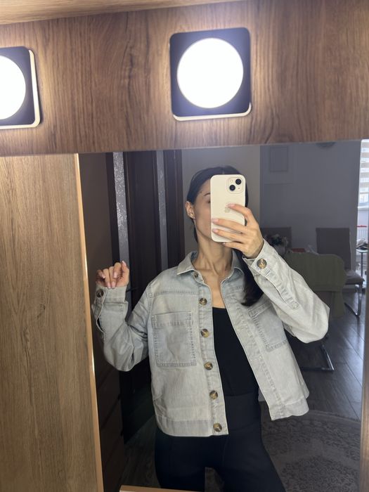 Оверсайз рубашка джинсова