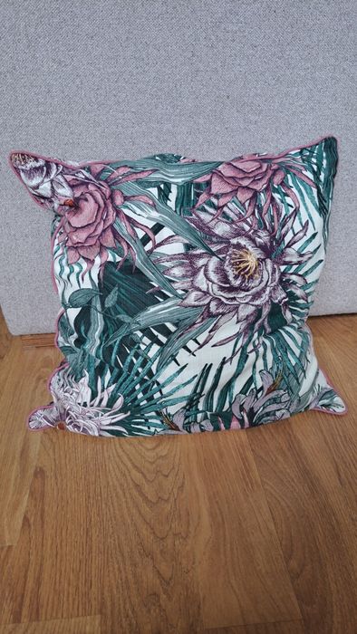 Capas de almofadas rosa floral HM