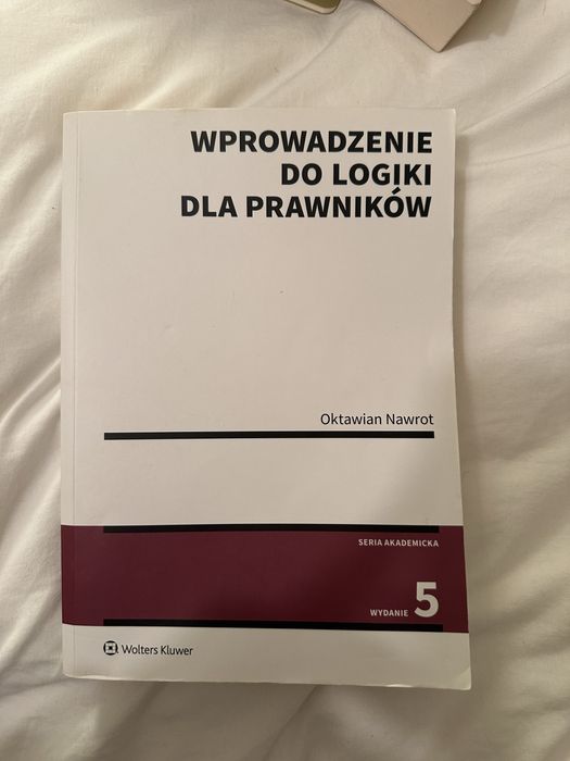 Podręcznik Wprowadzenie do logiki dla prawników