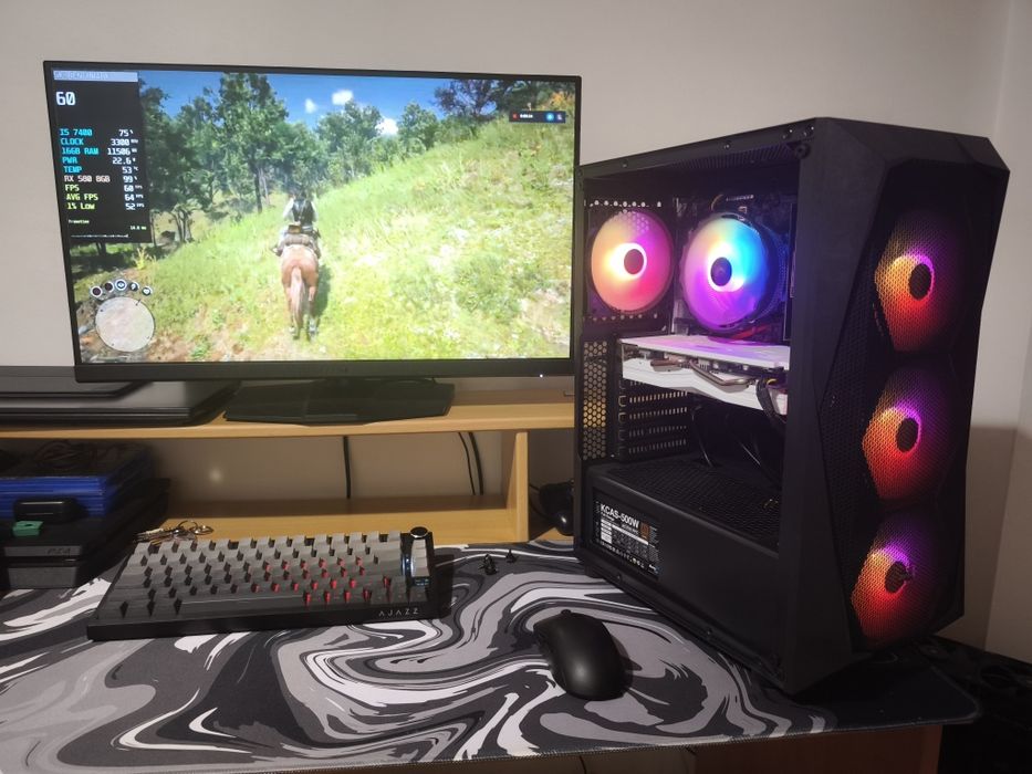 Torre gamer i5 com RX 580