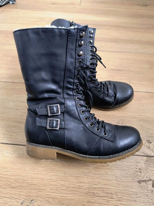 Buty ocieplane kozaki rozmiar 37