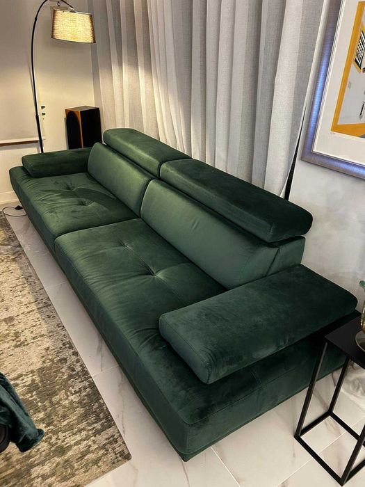 Sofá novo em veludo