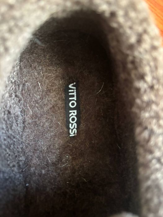 Угги замшеві низькі на хутрі.. VITTO  ROSSI.