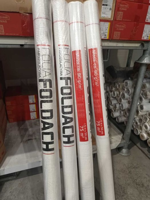 Folia PARAIZOLACYJNA  75m2 cała rolka 93 zł