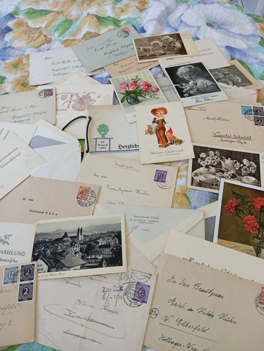 Німецькі 30-50рр листи, конверти ,листівки не воєнні