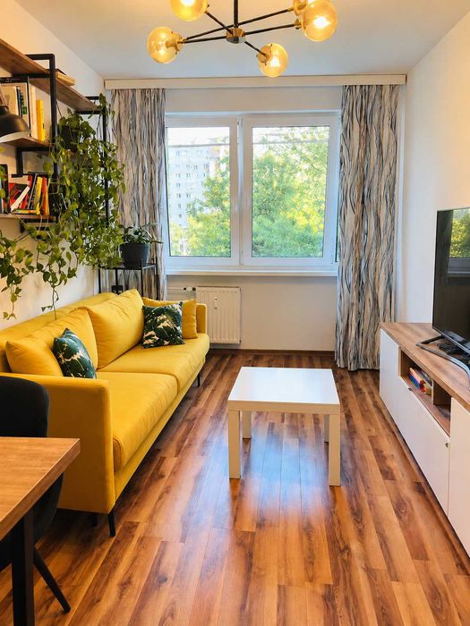Nasze pierwsze mieszkanie| BIEŃCZYCE, os Kazimierzowskie, 2 pokoje 36,9 m² | bez pośredników | suszarka do prania | w pełni wyposażone| PIES OK
