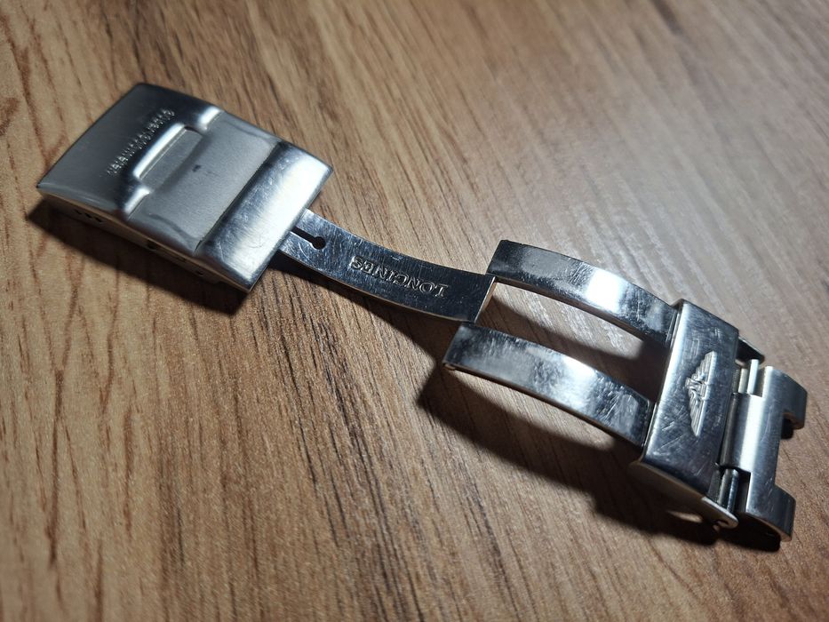 Oryginalne zapięcie do zegarka Longines 22 mm. Używane bez wad.