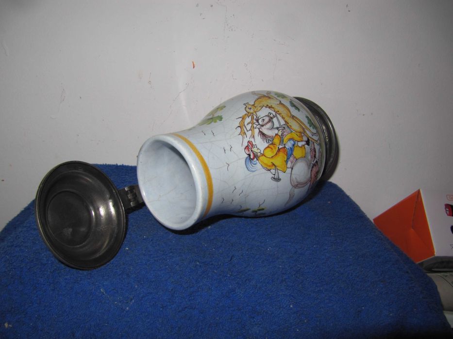 Dobra Cena-Unikat Stary Kufel Mysliwski ok,XVIII w-48-