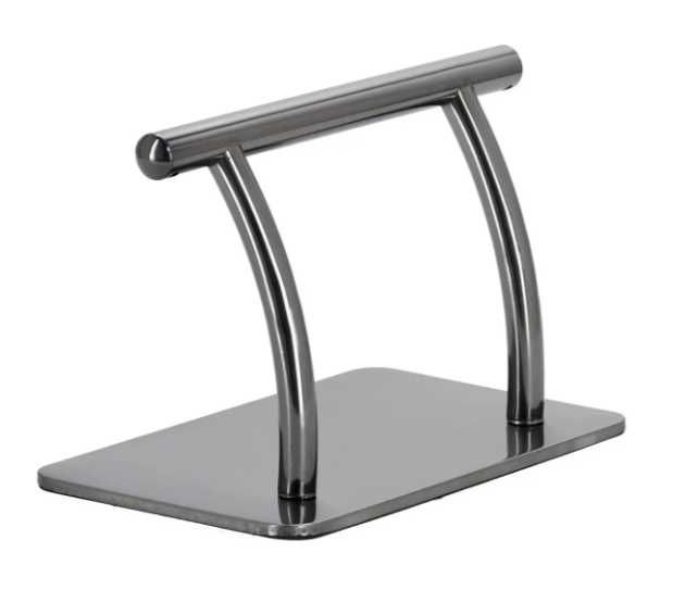 Перукарське крісло на гідравліці Tomas із підставкою для ніг чорне