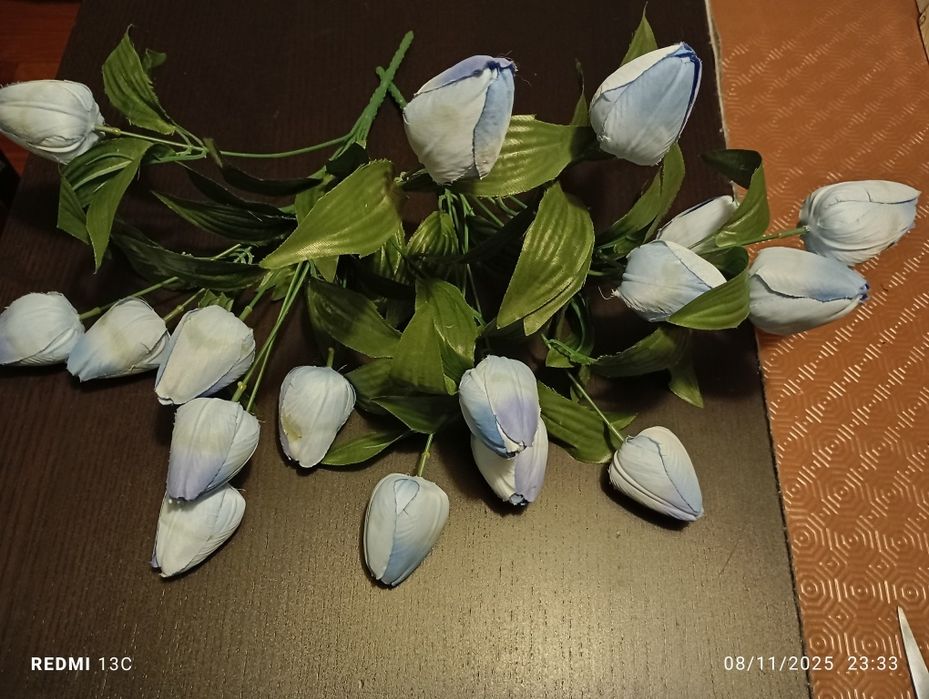 Flores artificiais decorativas