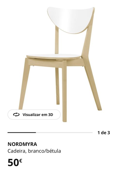 Cadeiras novas Nordmyra