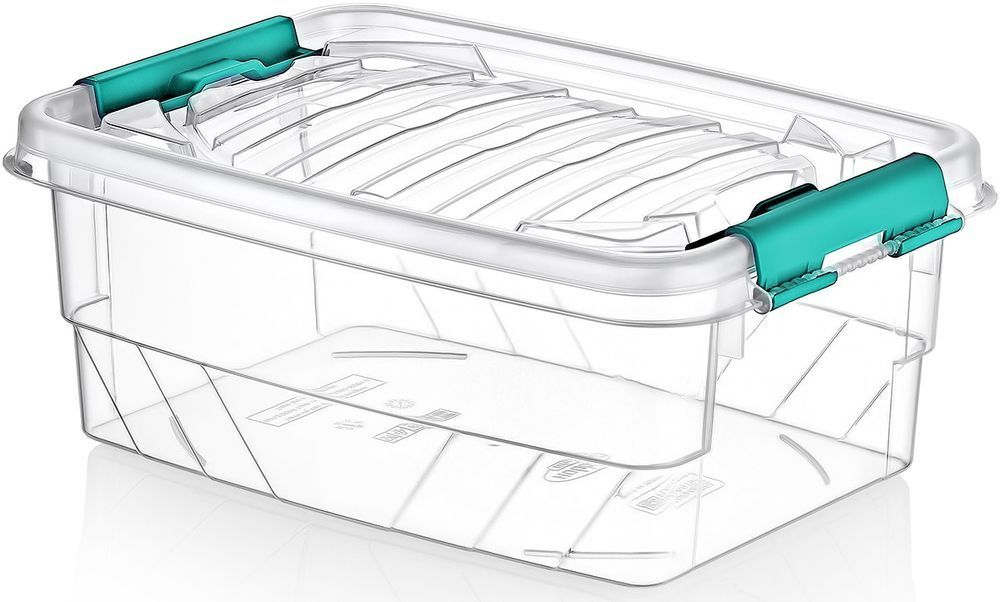 pojemnik plastikowy 5,0l prostokąt multi box z pokrywką clip