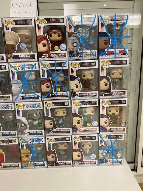 Vendo Vários Marvel Funko Pop