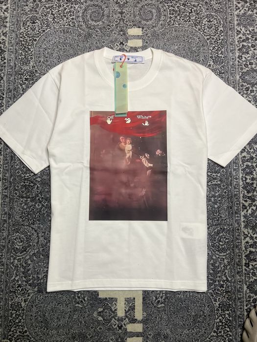 футболка off white, off white, футболка офф вайт, офф вайт, off white caravaggio
