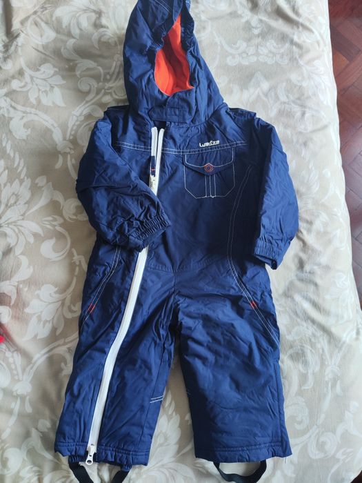 Fato neve criança, 18 meses e luvas