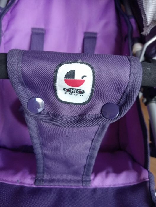 Wózek dla lalek, spacerówka Bayer Chick Emotion Plum, zabawka