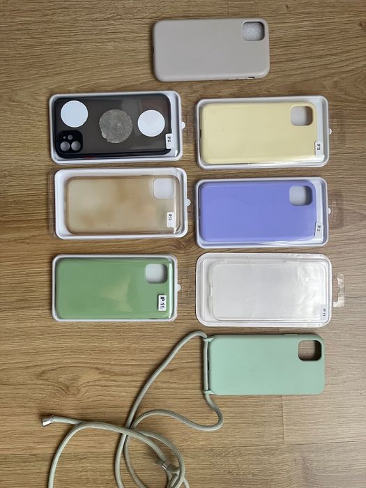 Conjunto de 8 Capas para IPhone 11