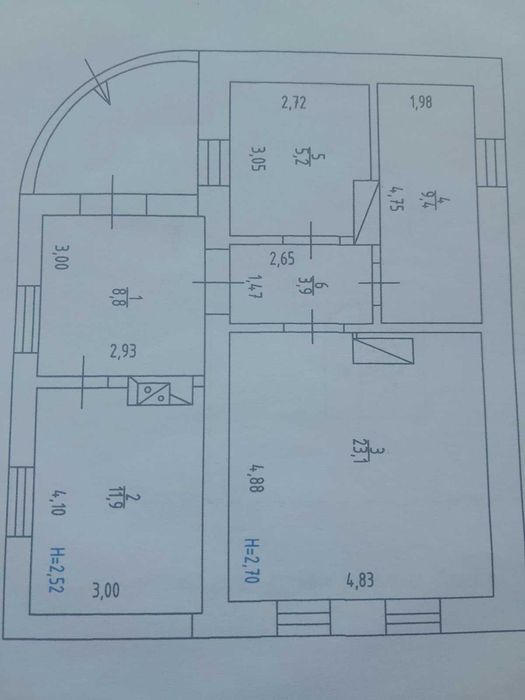Продається будинок 64 м2 з господарськими будівлями, 40 сот. землі