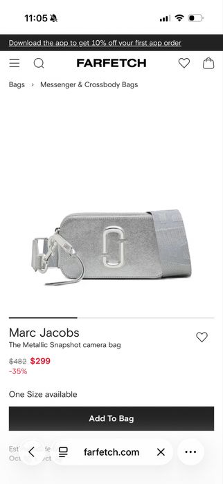 Marc Jacobs Snapshot сумка